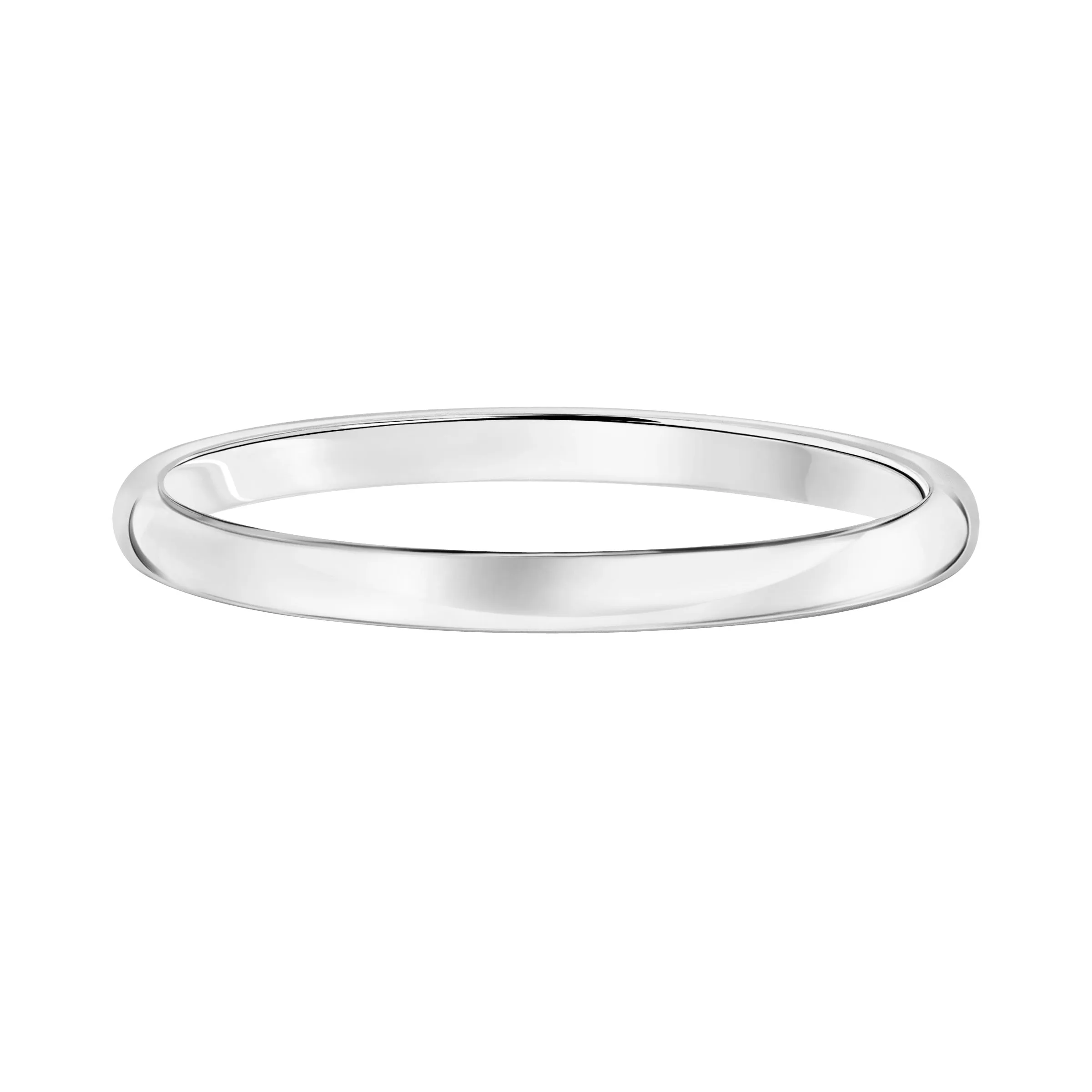 14k Plain Gold Wedding Band 2mm