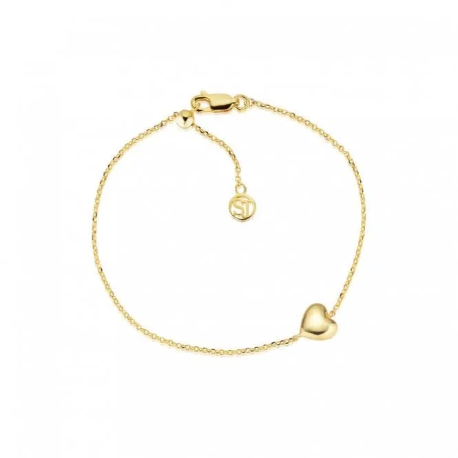 18k Gold Plated Caro Bracelet SJ-B72358-XCZ-YG