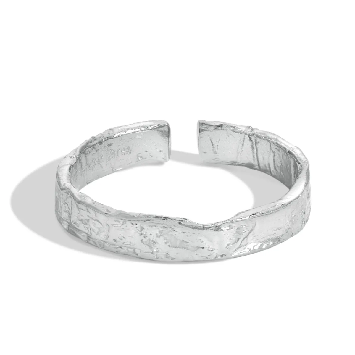 Adjustable Textured Band Mini Sicily Ring