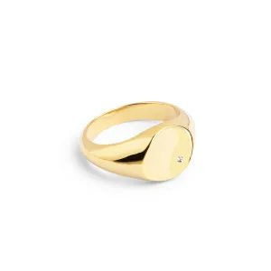Jupiter Signet Gold Ring