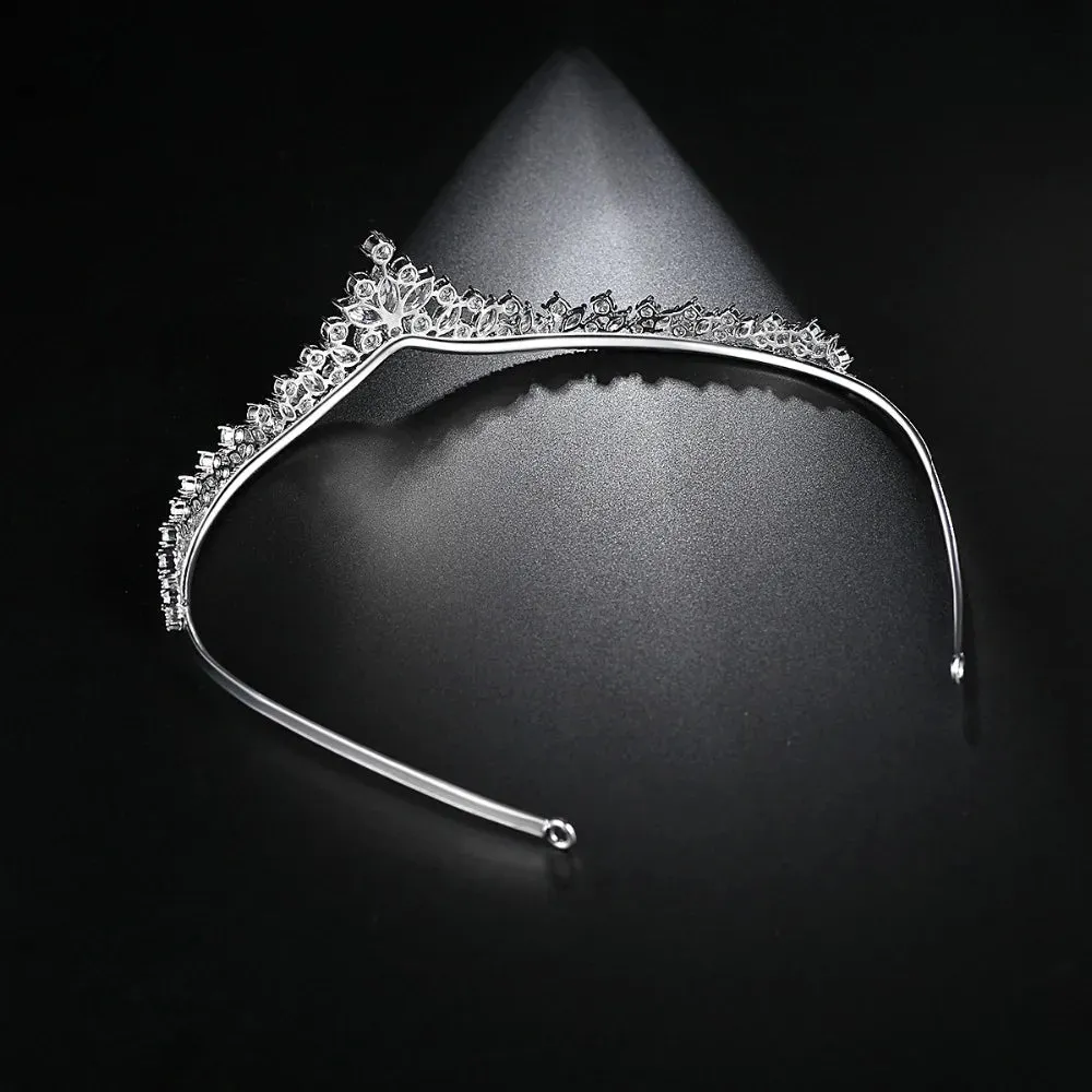 Wedding Bridal Crystal CZ Crowns