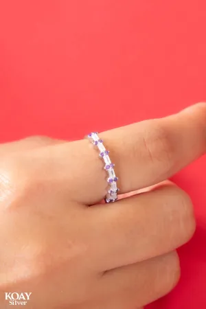 Zircon Ring (065-Purple)